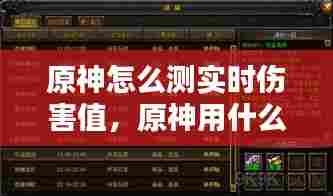 原神怎么测实时伤害值，原神用什么测试伤害 