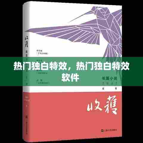 热门独白特效,热门独白特效软件