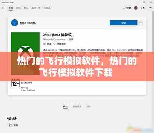 热门的飞行模拟软件，热门的飞行模拟软件下载 