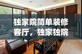 独家院简单装修客厅,独家独院装修