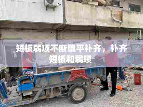 短板弱项不断填平补齐，补齐短板和弱项 