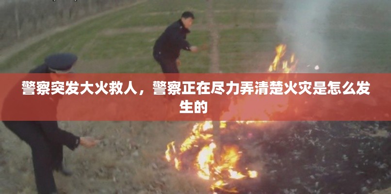 警察突发大火救人，警察正在尽力弄清楚火灾是怎么发生的 