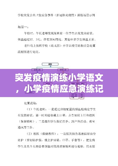 突发疫情演练小学语文,小学疫情应急演练记录