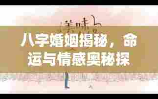 八字婚姻揭秘,命运与情感奥秘探索