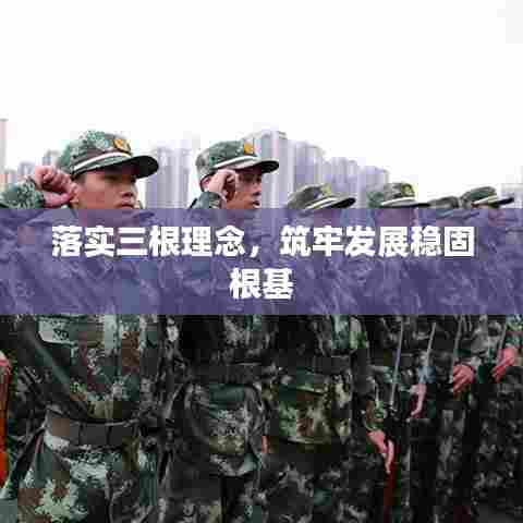 落实三根理念，筑牢发展稳固根基