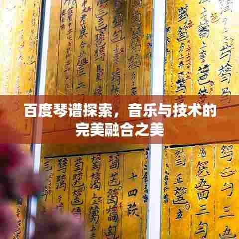 百度琴谱探索,音乐与技术的完美融合之美