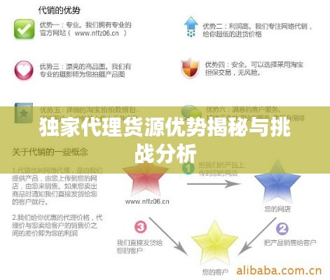 独家代理货源优势揭秘与挑战分析