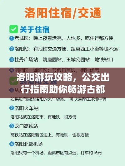 洛阳游玩攻略,公交出行指南助你畅游古都