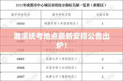 濉溪统考地点最新安排公告出炉！