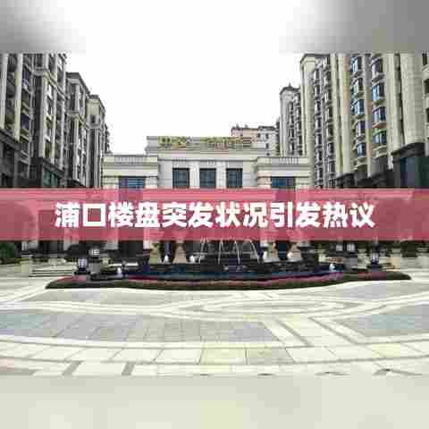浦口楼盘突发状况引发热议