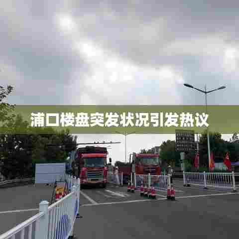 浦口楼盘突发状况引发热议