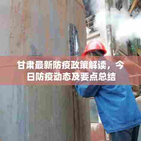 甘肃最新防疫政策解读,今日防疫动态及要点总结