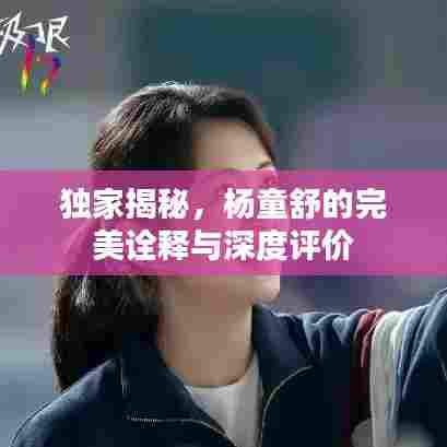 独家揭秘，杨童舒的完美诠释与深度评价
