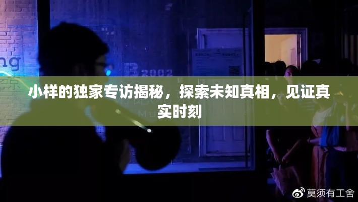 小样的独家专访揭秘,探索未知真相,见证真实时刻