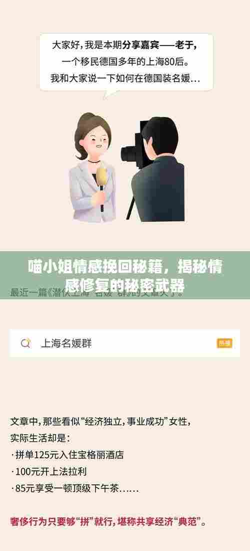 喵小姐情感挽回秘籍,揭秘情感修复的秘密武器