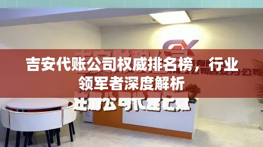 吉安代账公司权威排名榜,行业领军者深度解析