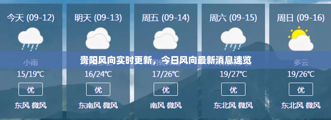 贵阳风向实时更新，今日风向最新消息速览