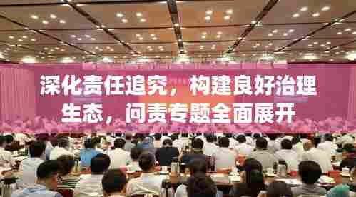 深化责任追究,构建良好治理生态,问责专题全面展开